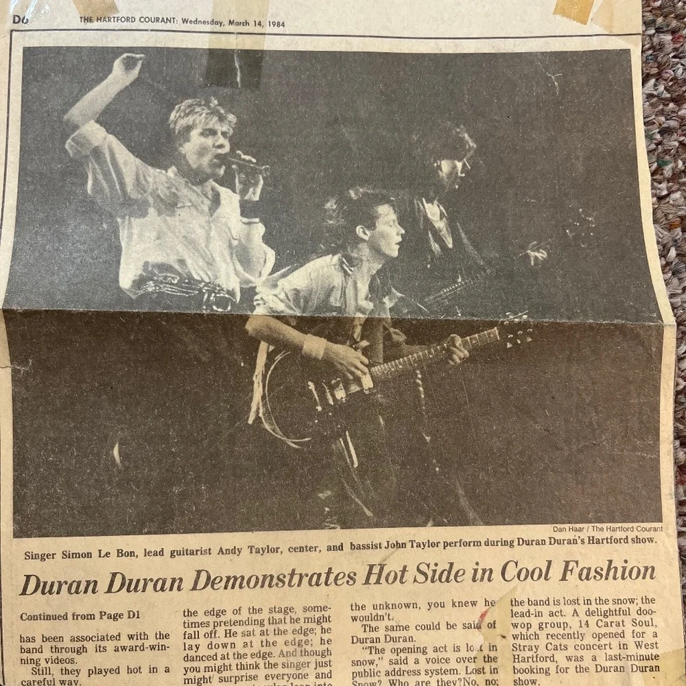Vintage Duran Duran 1987 "Strange Behaviour Tour" Concert Book - Picture 11 of 11